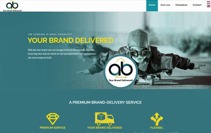 Voorbeeld van een door XSOnline gebouwde website